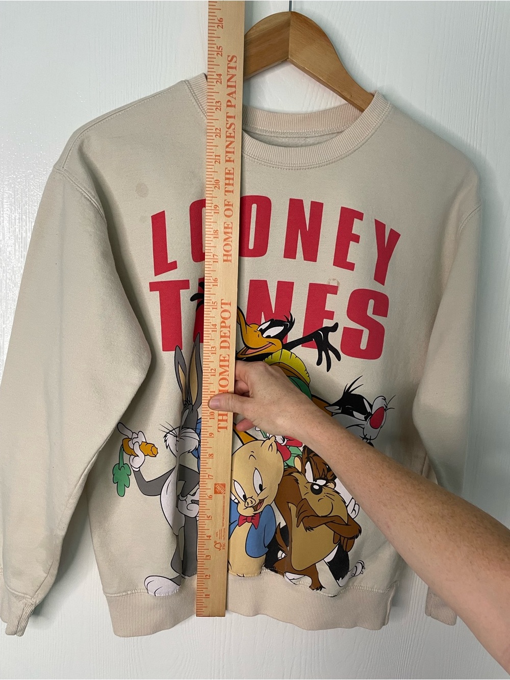 Looney Tunes Graphic Crewneck Sweatshirt Small - Picture 3 of 10